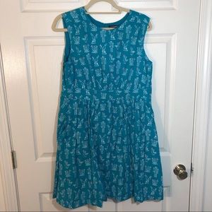 ModCloth Emily and Fin Dress in Cactus Print